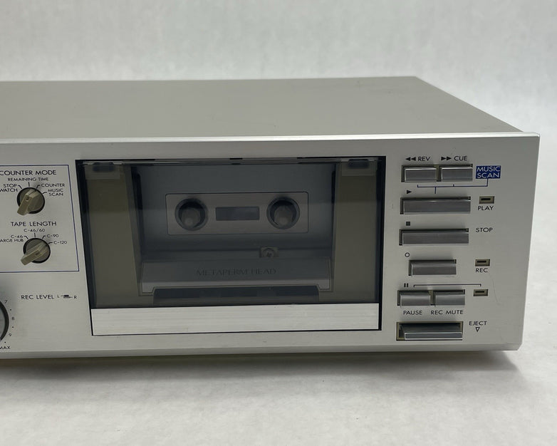 JVC KD-D4J Stereo Cassette Deck Tested For Parts