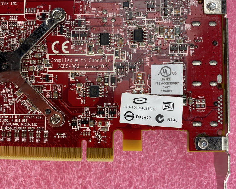 0W459D Dell ATI AMD Radeon HD 3470 2xDP 256MB PCI-e Video Card Lot Of 7