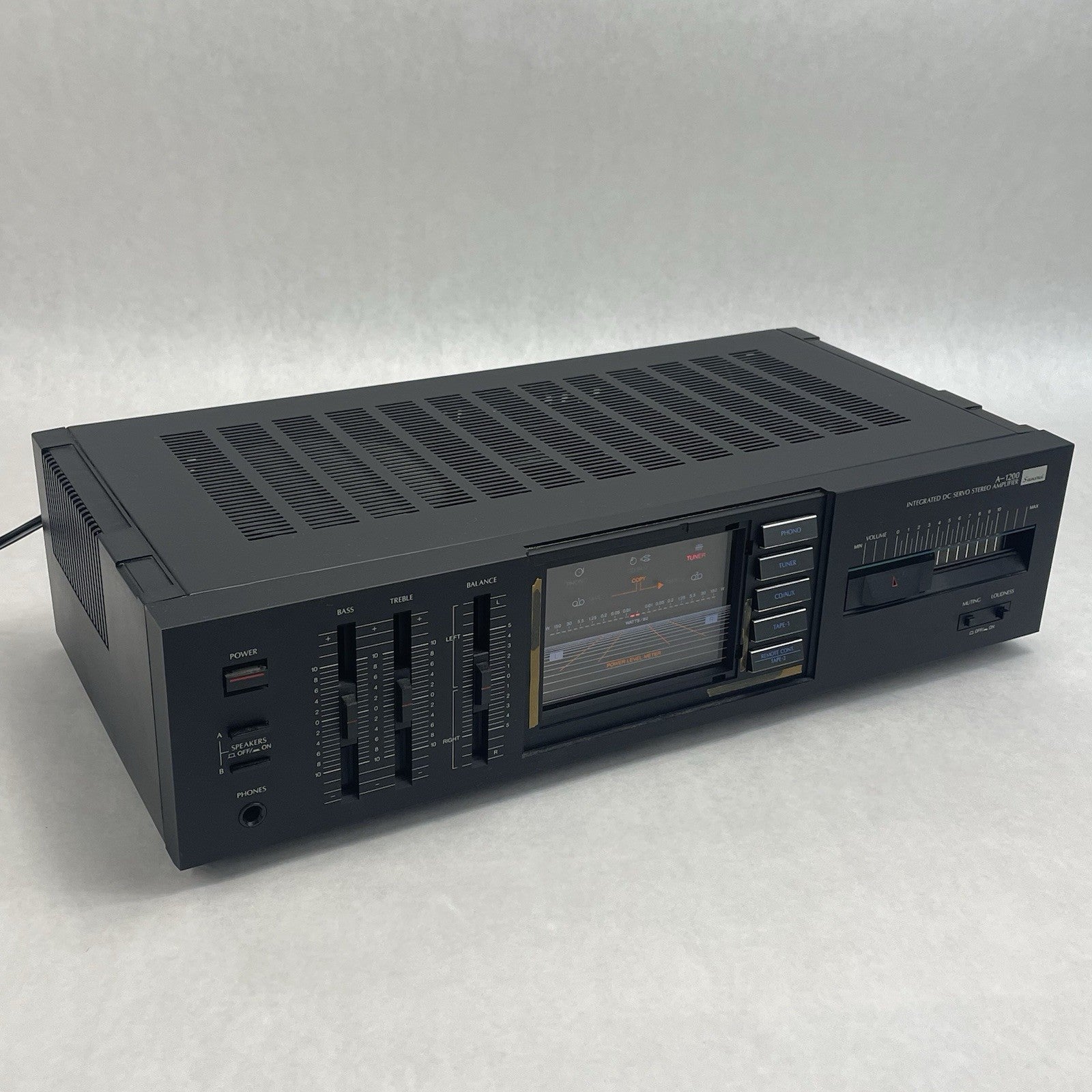 Sansui A-1200 Amplifier with Equalizer Tested For Parts Or Repair0