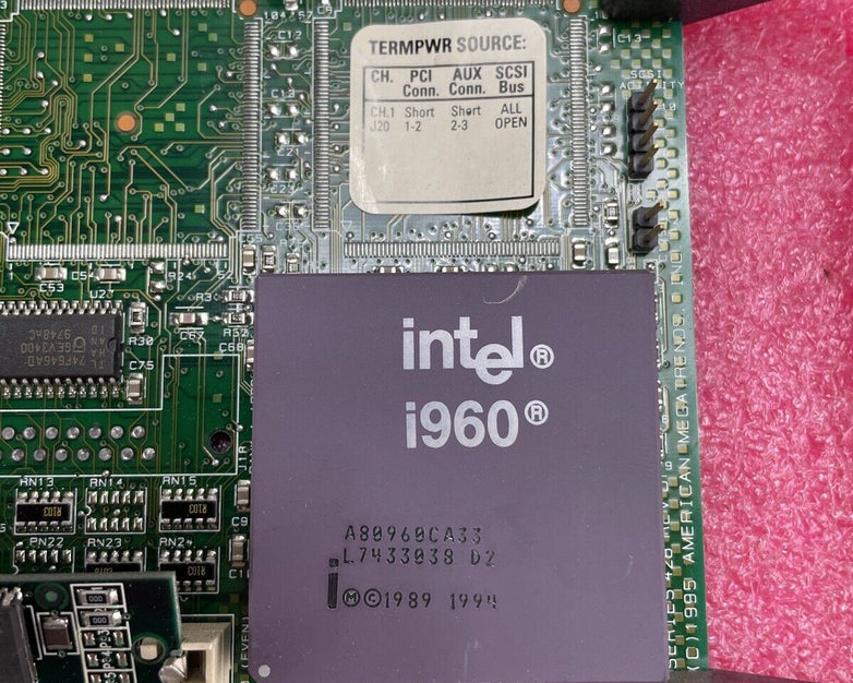 American Megatrends MegaRaid Series 428 Rev D-1 SCSI Controller Board