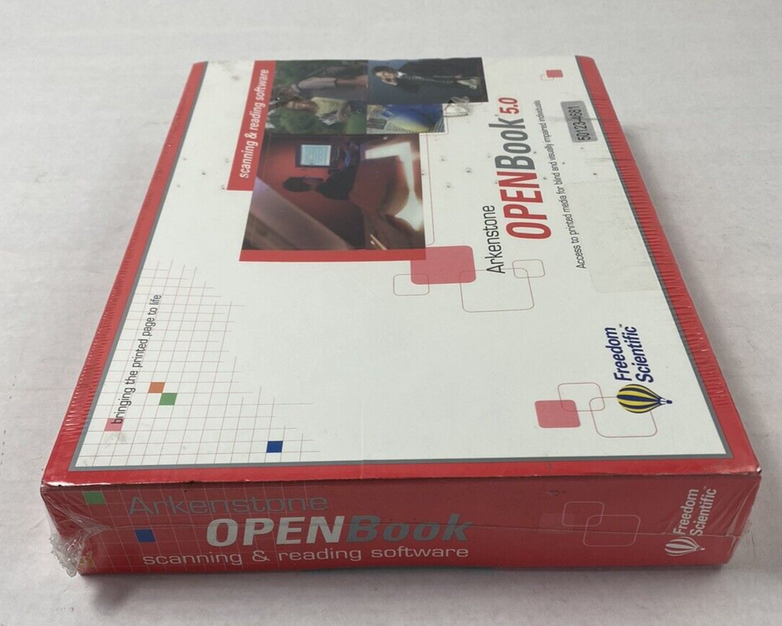 Freedom Scientific Open Book 5.0 PC Blind Scanning and Reading Software Sealed