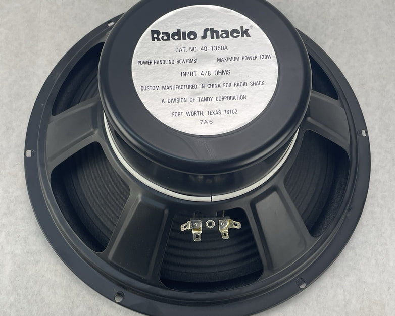 Radioshack 40-1350A Woofer 10" – Tested Working – Vintage Radio Shack Speaker