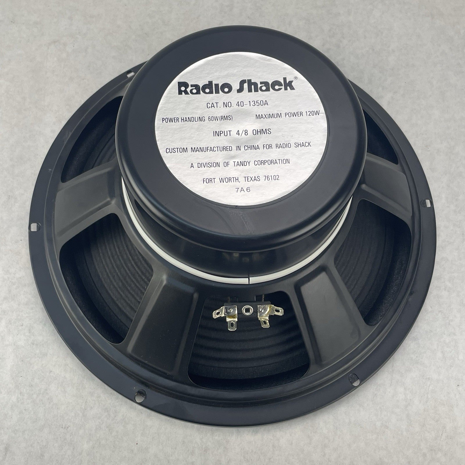 Radioshack 40-1350A Woofer 10" – Tested Working – Vintage Radio Shack Speaker3