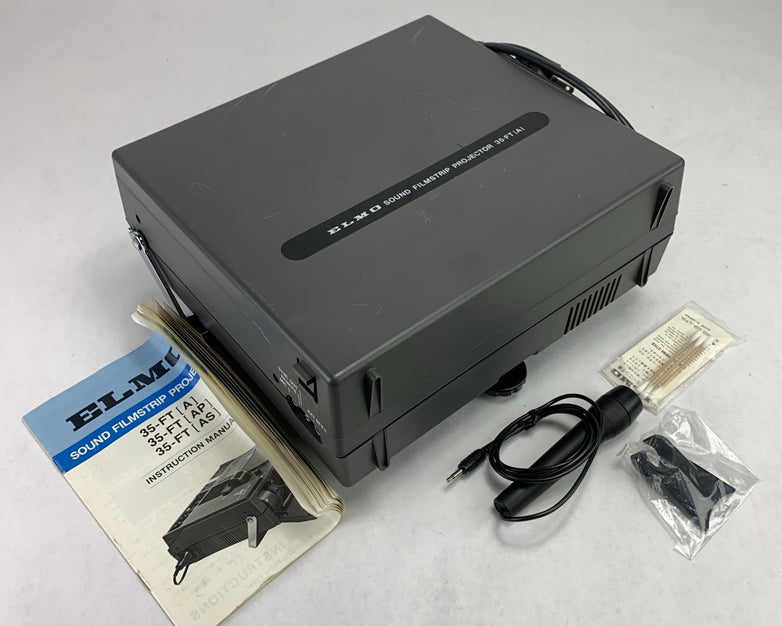 Elmo 35-FT A Sound Filmstrip Projector with Manual Dustcover Microphone - Parts