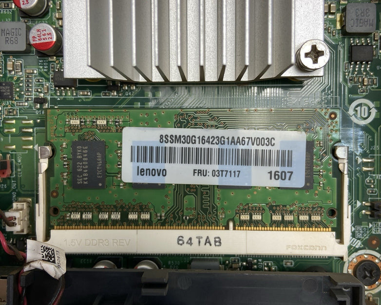 Lenovo ThinkCentre M600 MFF Intel Pentium N3700 1.6GHz 4GB RAM No AC/HDD/OS
