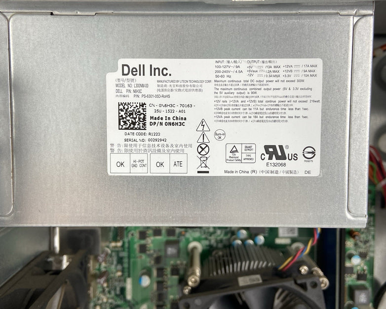Dell Vostro 260 MT Intel Core i5-2400 3.1GHz 4GB RAM No HDD/OS FP USB Bad