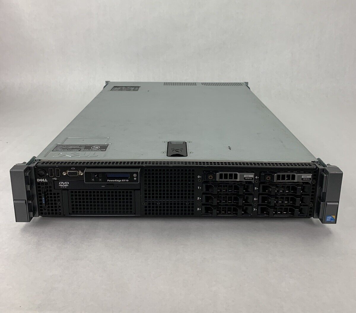 Dell PowerEdge R710 2x Intel Xeon E5620 2.40 GHz 120 GB DDR3 RAM No HDD No OS