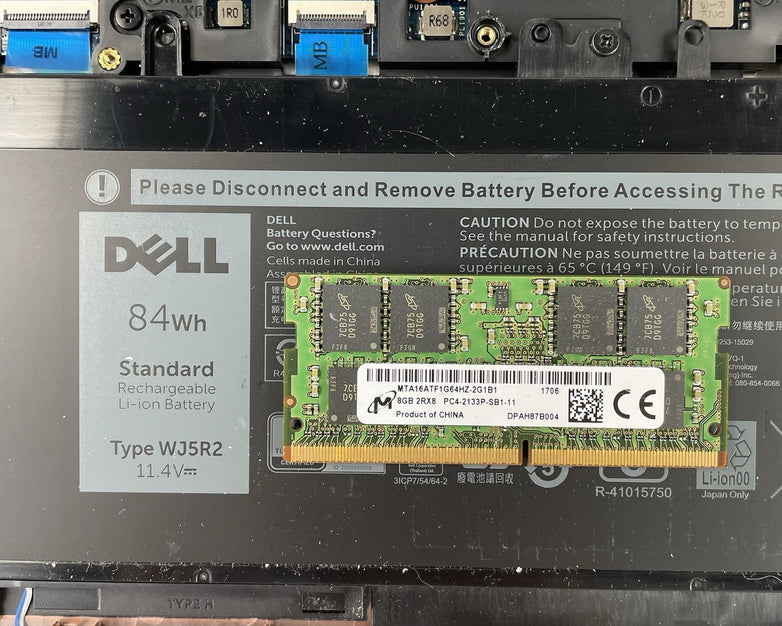 Dell Precision 3510 15.6" Core i7-6820HQ 2.7 GHz 8 GB RAM No SSD No OS No Batt