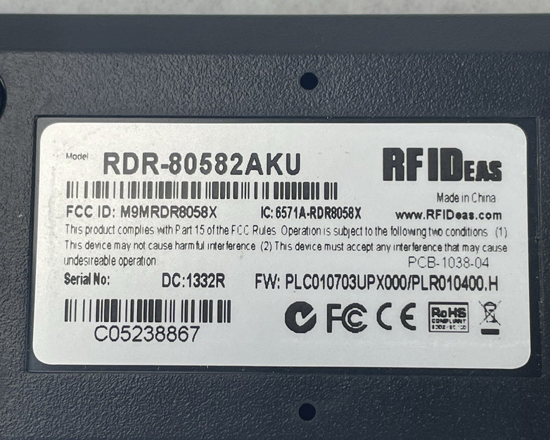 Wave RF IDeas PCPROX Plus USB Reader Black - RDR-80582AKU Lot of 2