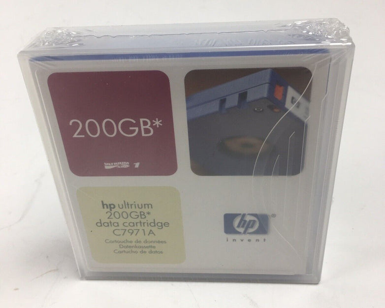 HP LTO-1 Ultrium 200GB Data Cartridge C7971A (Lot of 5)