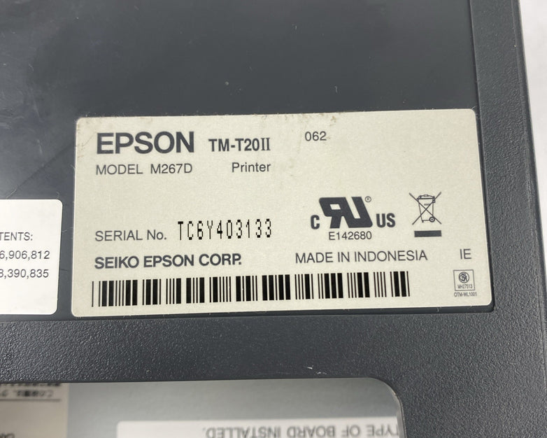 Epson MZ67D label Printer TM-T2011 - Tested
