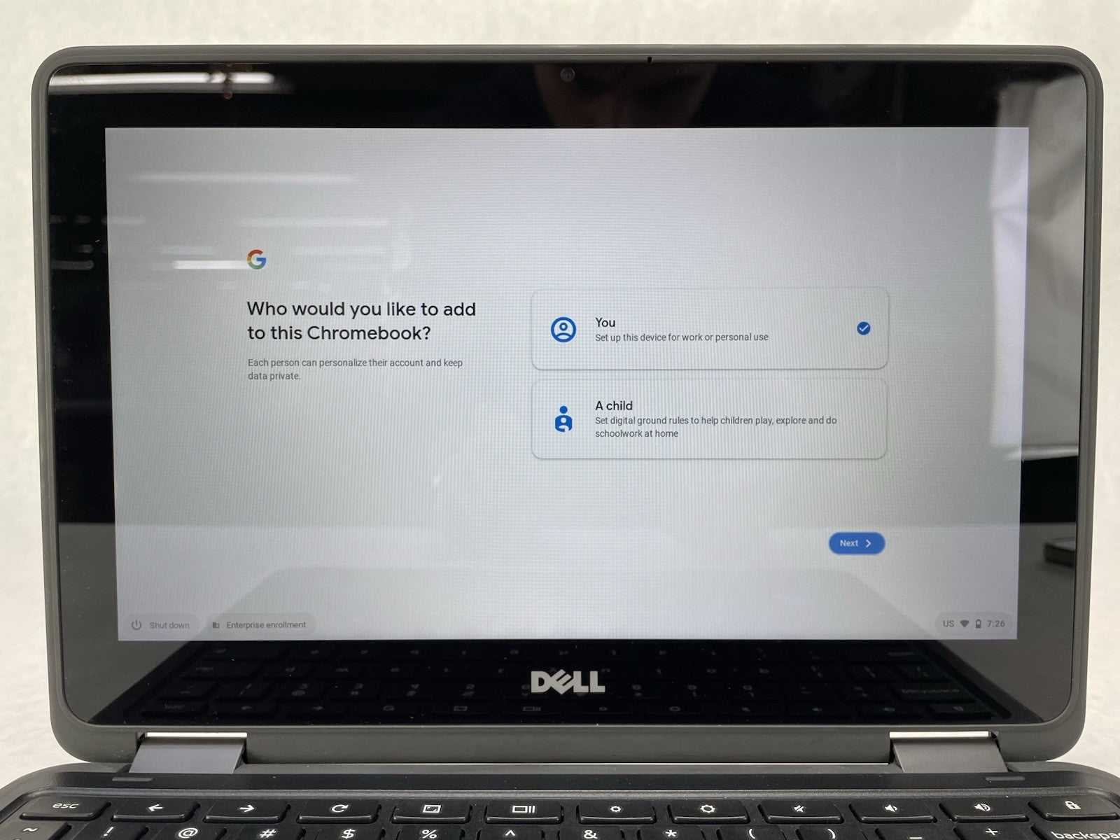 Dell Chromebook 11 3189 Intel Celeron N3060 1.60 GHz 4 GB RAM 16 GB SSD No AC3