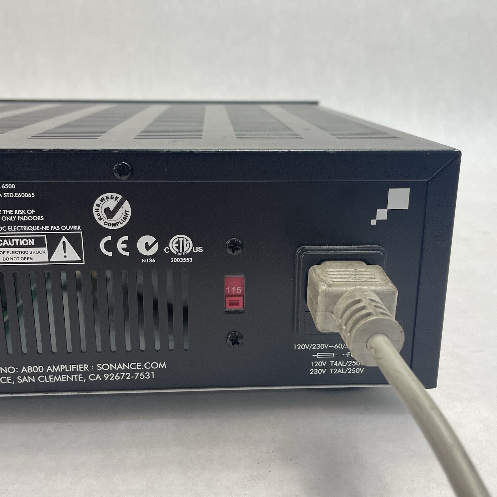 Sonance A800 8-Channel Power Amplifier Fully Tested Parts Or Repair9