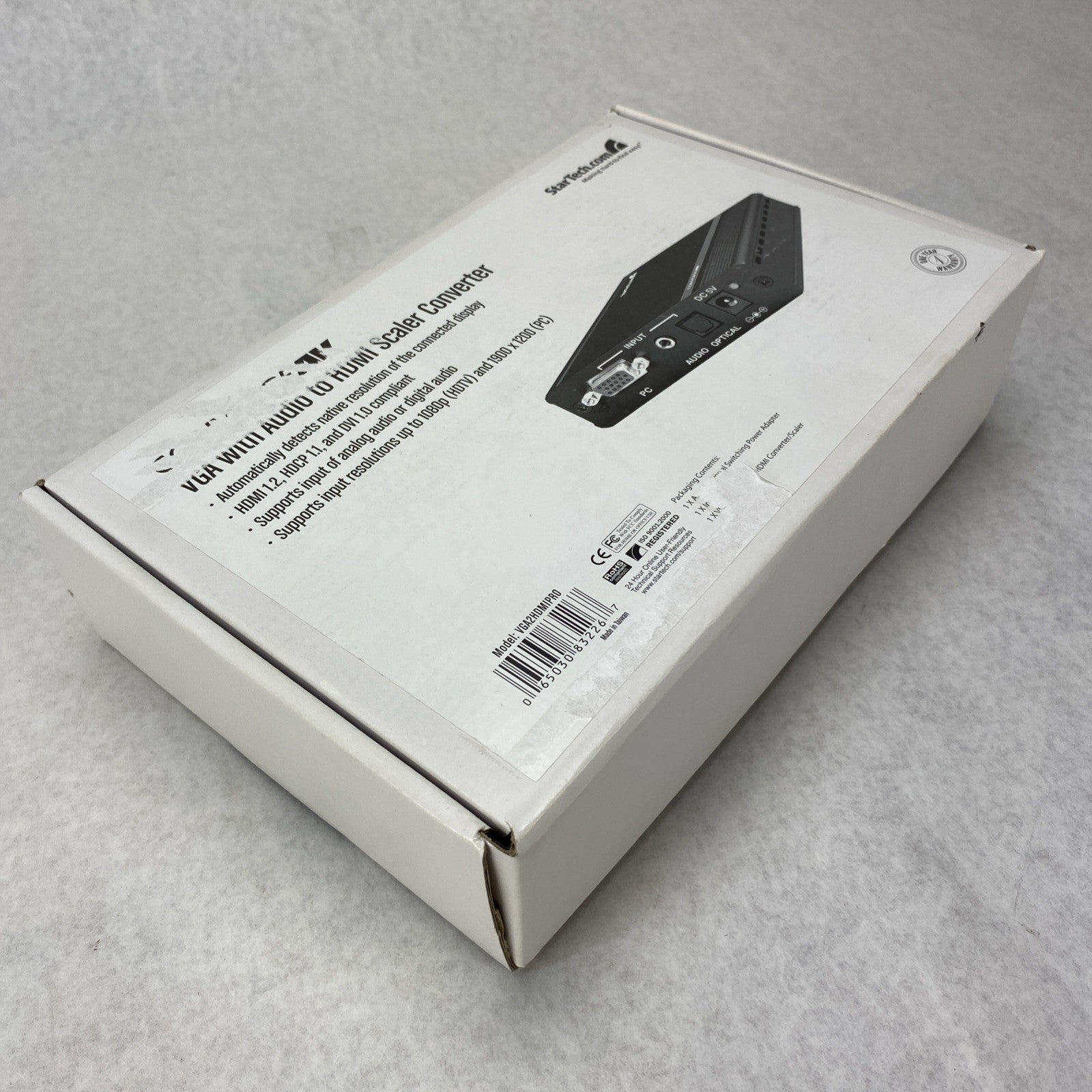 StarTech VGA2HDMIPRO ConvergeAV VGA To HDMI AV Converter/Scaler - With Cables 0