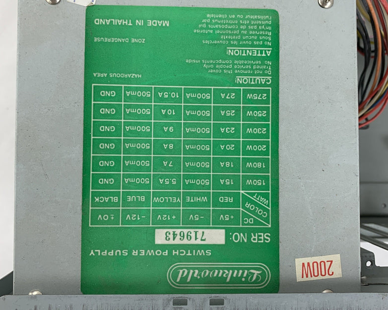 CTM Vintage Computer Desktop Barebones Case w/ Power Supply