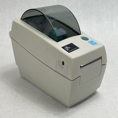 Zebra LP 2824 Z Direct Thermal Barcode Label Printer Tested For Parts No Clamps