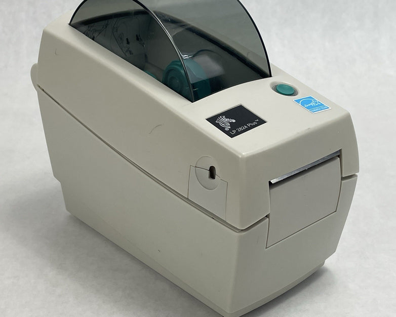 Zebra LP 2824 Z Direct Thermal Barcode Label Printer Tested For Parts No Clamps