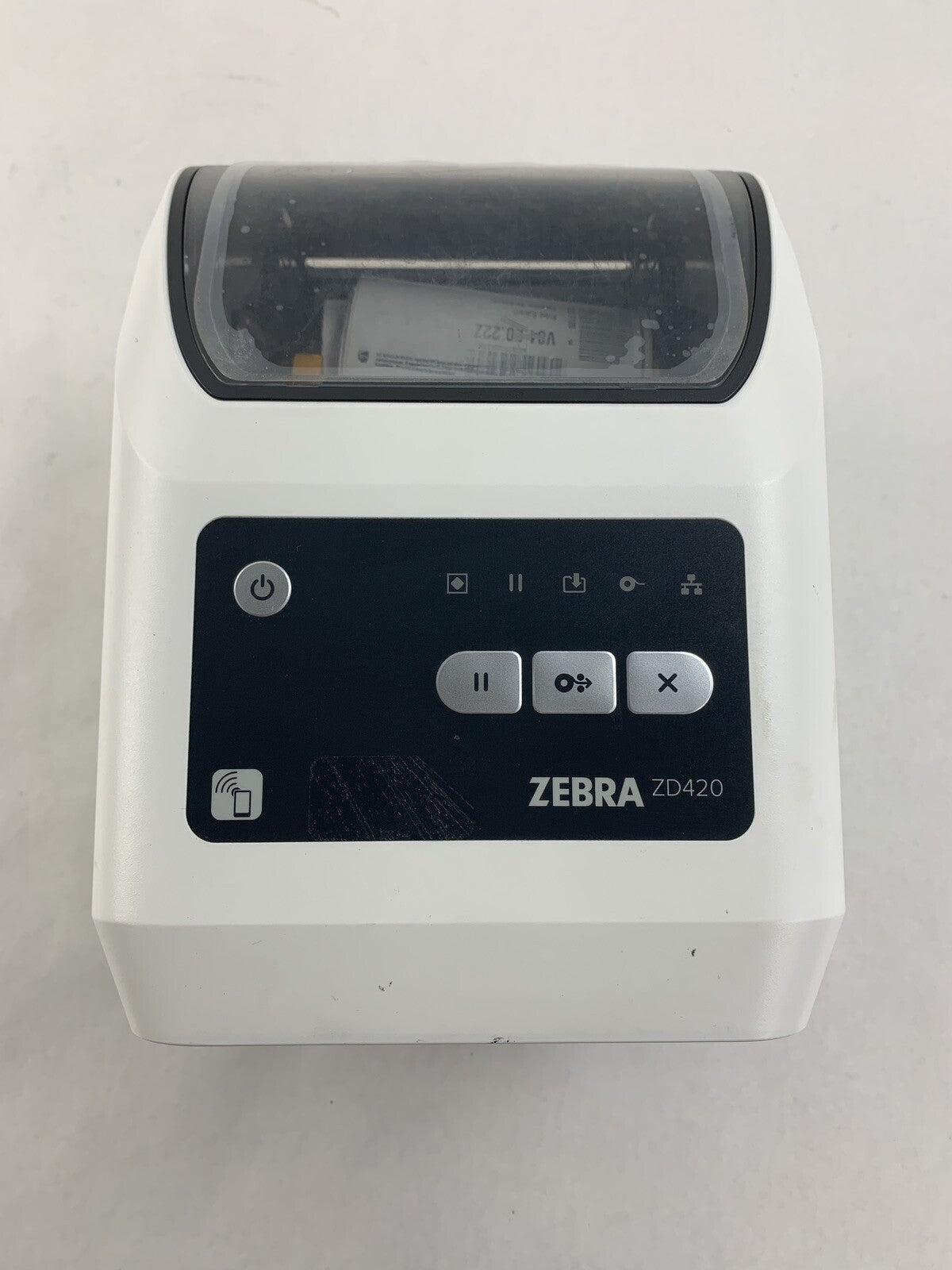 Zebra ZD420 Label Printer 203 DPi USB Network Tested and Prints Missing Spring