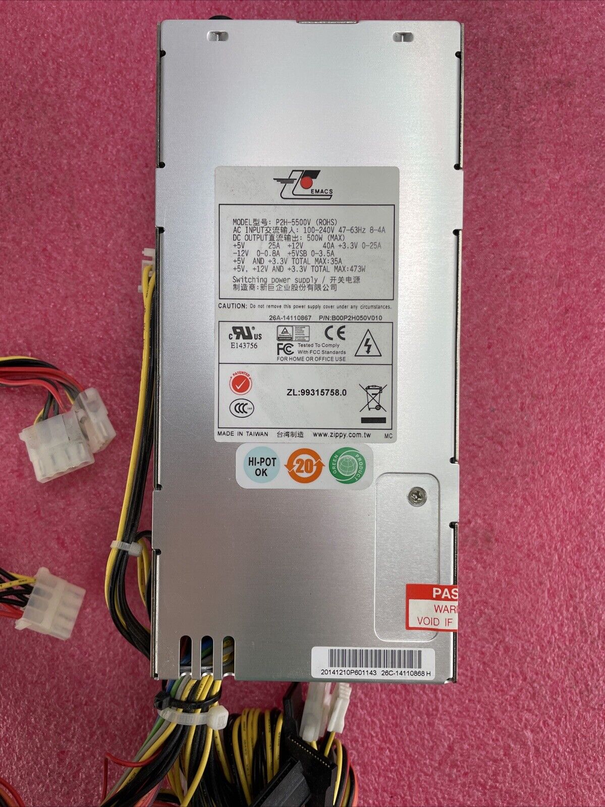 EMACS P2H-5500V 473W Switching Power Supply
