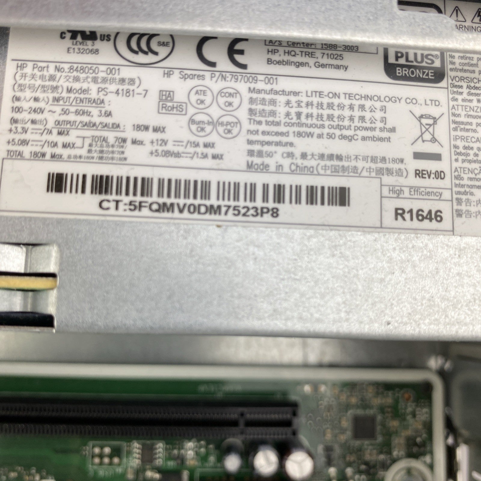 HP ProDesk 400 G3 SFF Quad Core i5-6500 3.20GHz CPU 1x8GB DDR4 RAM No HDD No OS