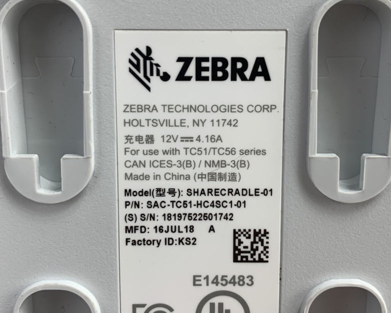 Zebra SHARECRADLE-01 TC51/56 1-Slot Battery Charger No AC Adapter