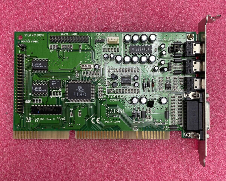 Opti AT931 Rev C ISA Sound Card