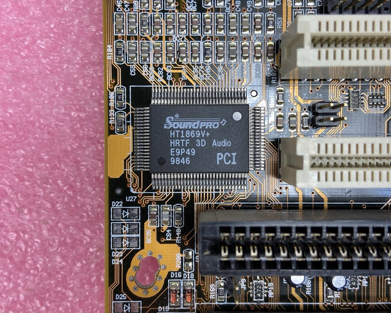 PC CHIPS M590 Motherboard AMD K6-2 3D MMX 149MHz 64MB RAM Baby AT 2x ISA