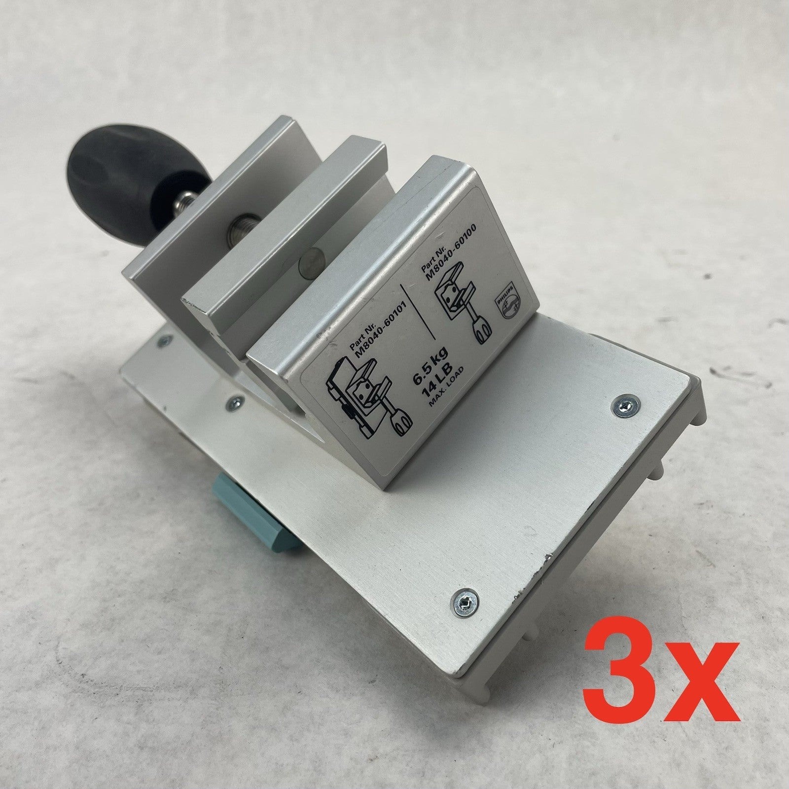 Philips INTELLIVUE M8040-60100 FMS-8 Module Rack Universal Pole Mounting Clamp0