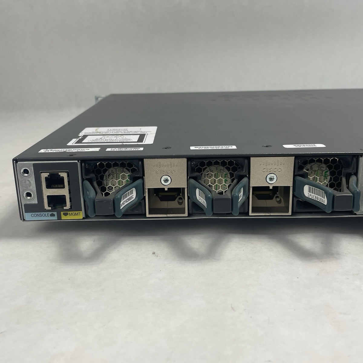 Cisco WS-C3650-48PS-S V02 Tested & Reset 2X PSU14
