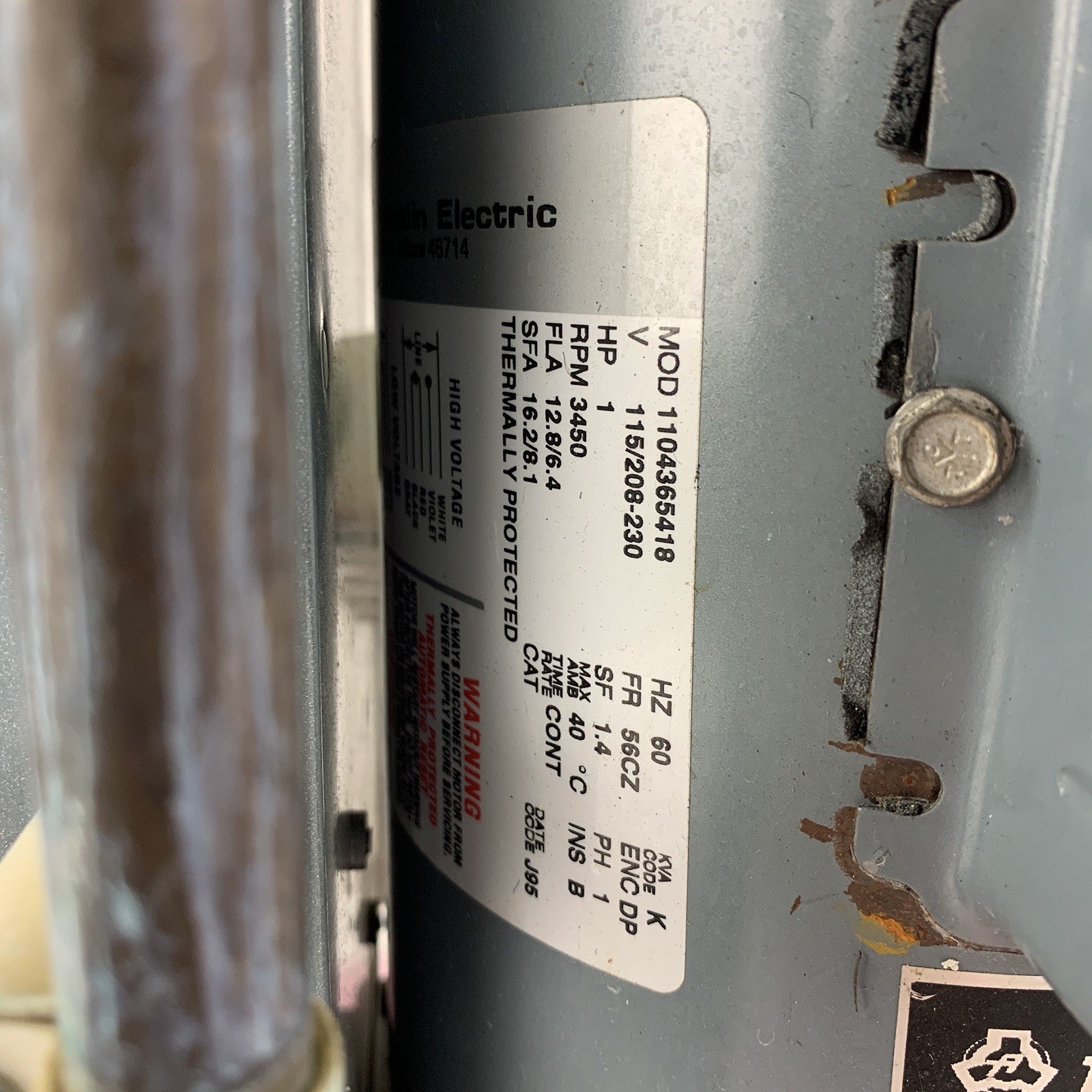 Air Techniques VacStar Dental Final Pump ASSY System 1104365418 55309-1