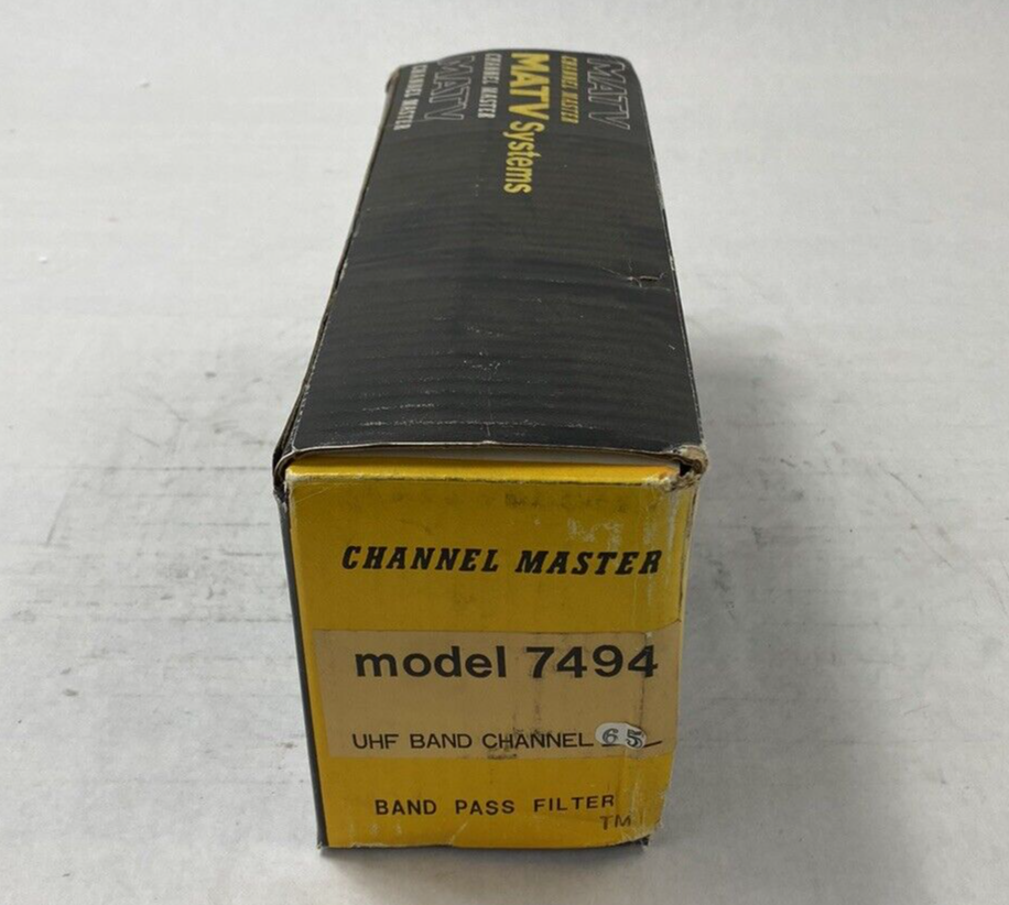 Channel Master MATV Systems Model 7494 Band Pass Filter UHF Band Channel 65