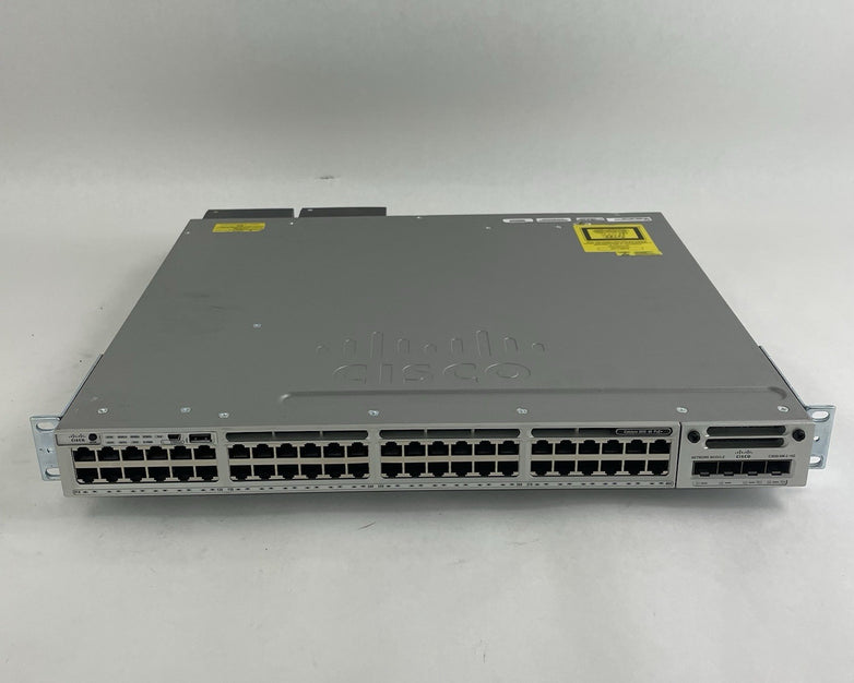 Cisco WS-C3850-48U-S V07 48-Port UPoE Switch  2x 1100W PSU Tested & Reset