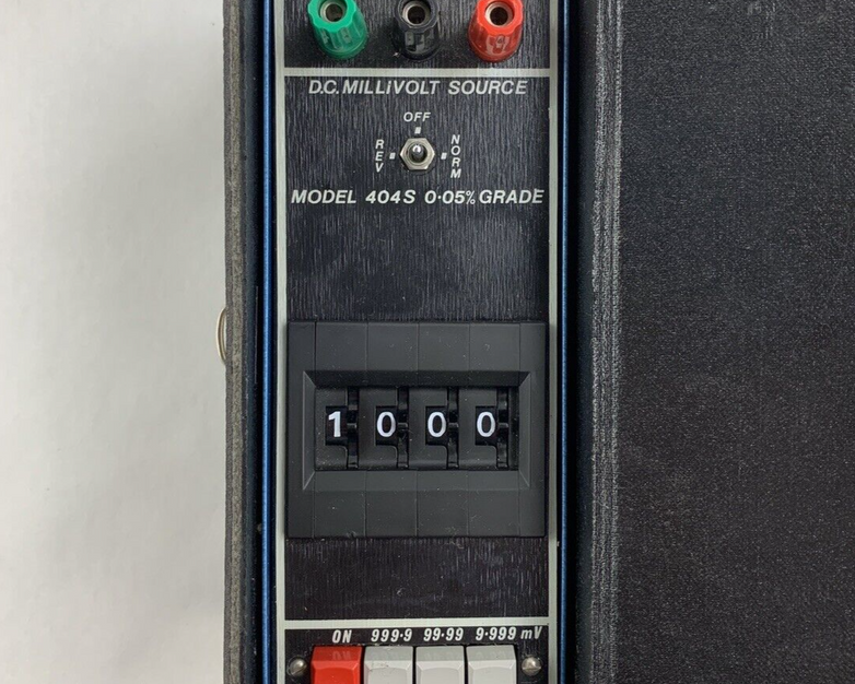 Time Electronics 404S DC Millivolt Multi Function Calibrator W/Case Untested