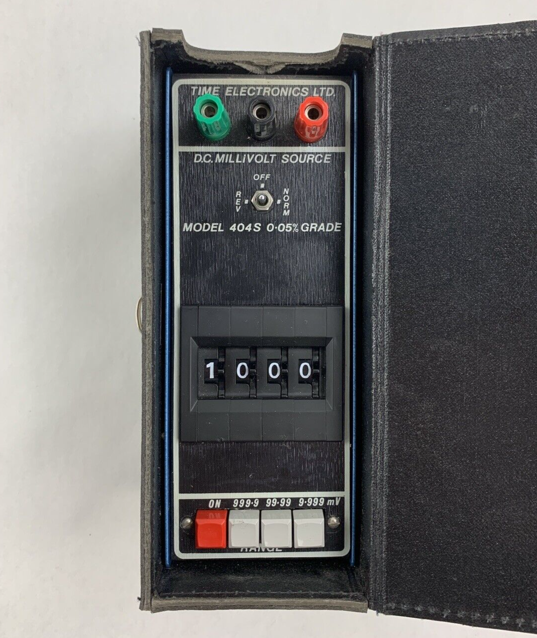 Time Electronics 404S DC Millivolt Multi Function Calibrator W/Case Untested