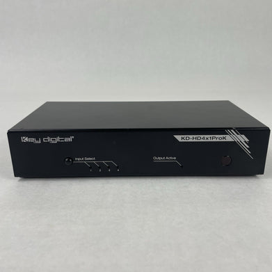 KeyDigital KD-HD4x1ProK 4 to 1 HDMI Switcher