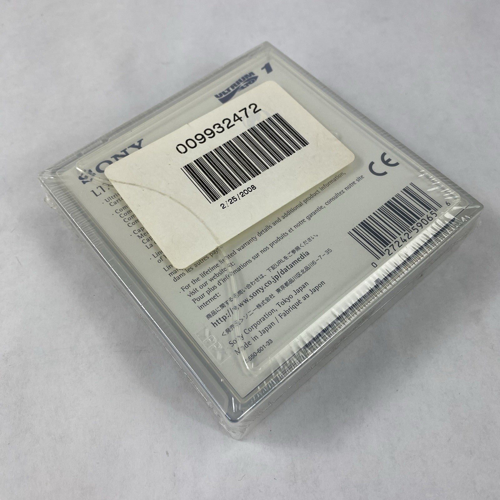 Sony LTO Ultrium 1 LTX100G 200GB Data Cartridge Sealed (Lot of 3)