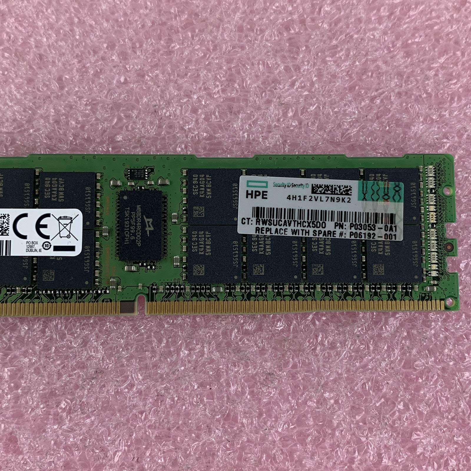 Samsung M393A8G40MB2-CVFC0 64 GB 2Rx4 PC4-2933Y DDR4 19200 Server Ram Memory