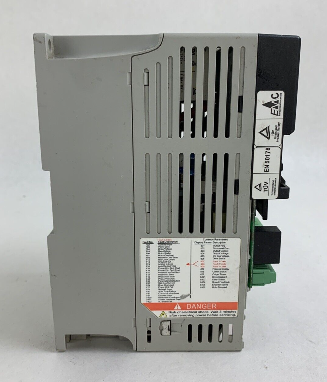 Allen Bradley 22D-D1P4N104 PowerFlex 40P AC Drive 0.4W/0.5 380-480V Untested