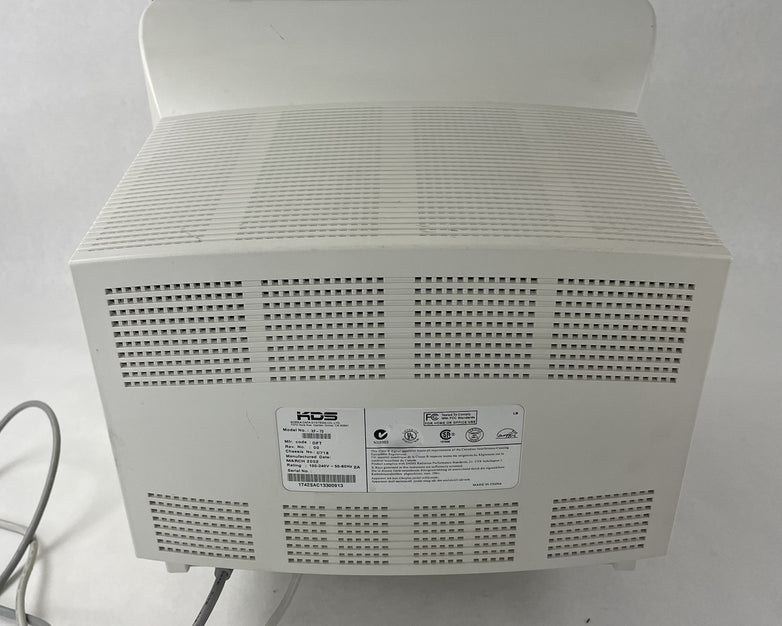 KDS 17" CRT Retro Gaming Monitor XF-70 Xflat Korea Data Systems Broken Stand