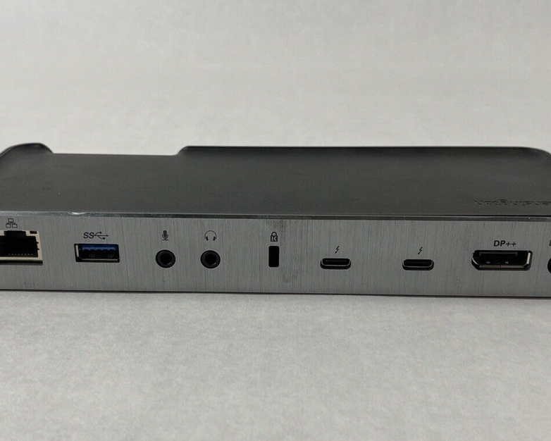 Kensington SD5000T Thunderbolt 3 Docking Station Power Tested No AC Adapter
