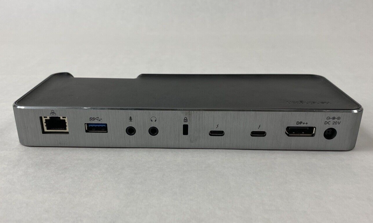 Kensington SD5000T Thunderbolt 3 Docking Station Power Tested No AC Adapter