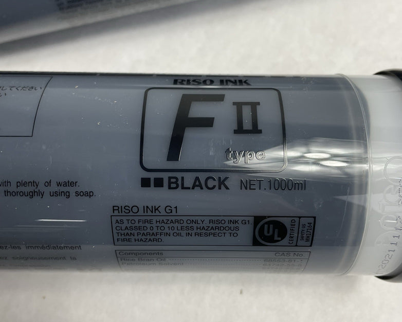 2 pack Riso FII | Black Ink S-8113U