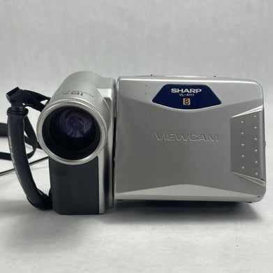 Sharp Viewcam VL-A111U 8mm Camcorder Silver 16x Zoom 2.5" LCD AC Adapter