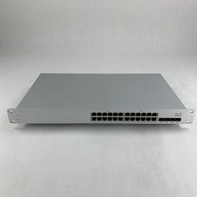Meraki Cisco MS220-24P 24-Port Gigabit PoE+ Network Managed Switch Tested Reset