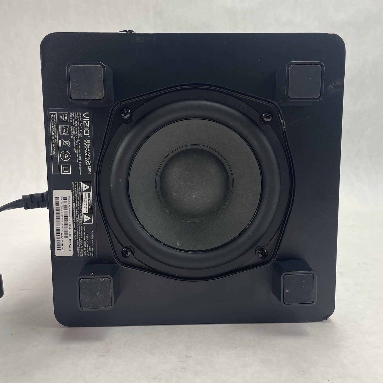 Vizio SB2821-D6 Active Wireless Subwoofer Tested8