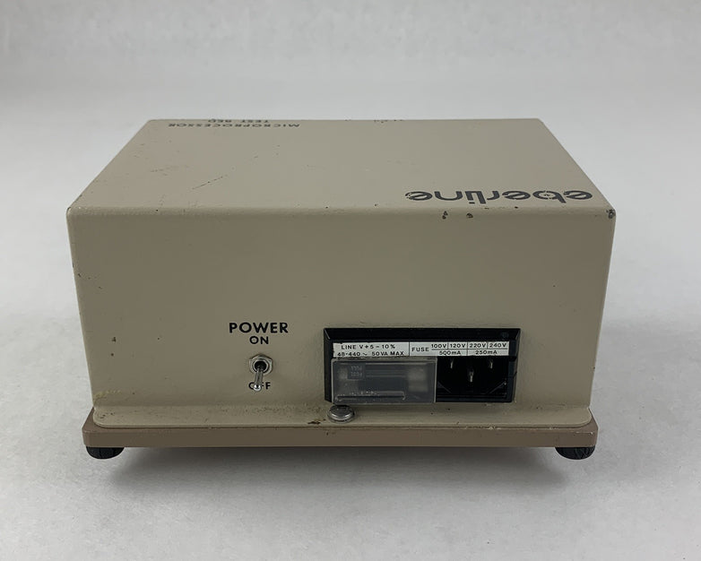Eberline Micro Processor Test Bed With Corcom 6J4 6A - For Parts Or Repair