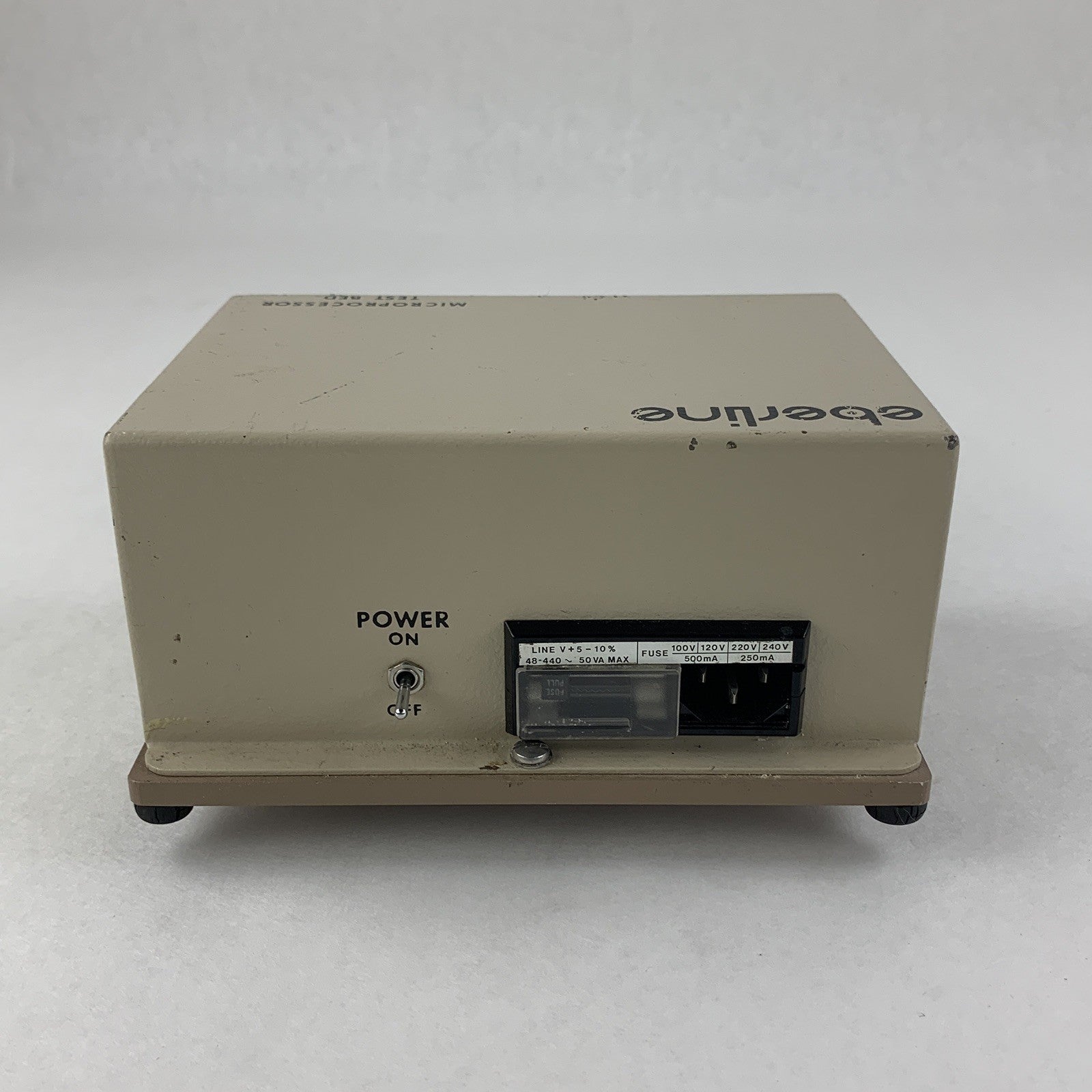 Eberline Micro Processor Test Bed With Corcom 6J4 6A - For Parts Or Repair5