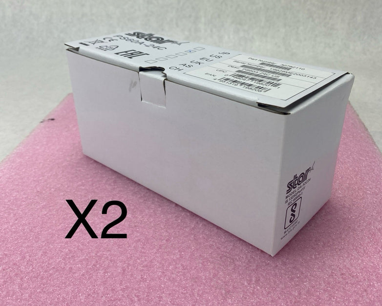 Star Micronics PS60A-24C AC Adapter 240V Lot of 2 Open Box Sealed