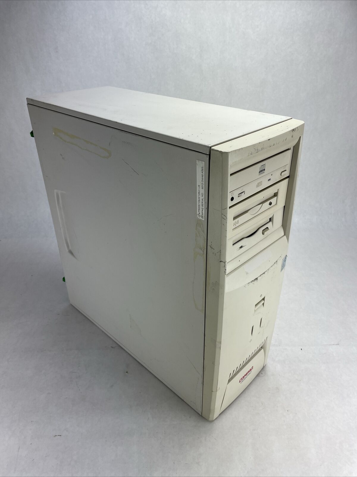 Compaq Deskpro P600E DT Intel Pentium III 600MHz 256MB RAM No HDD No OS