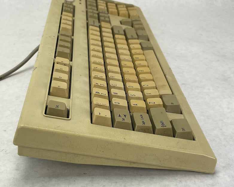 Compaq Enhanced III Vintage Keyboard Yellowed Tested